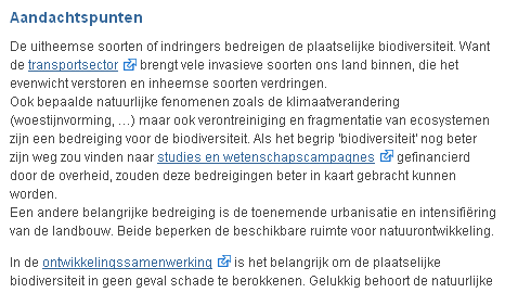 screenshot onderstreepte links in een paragraaf